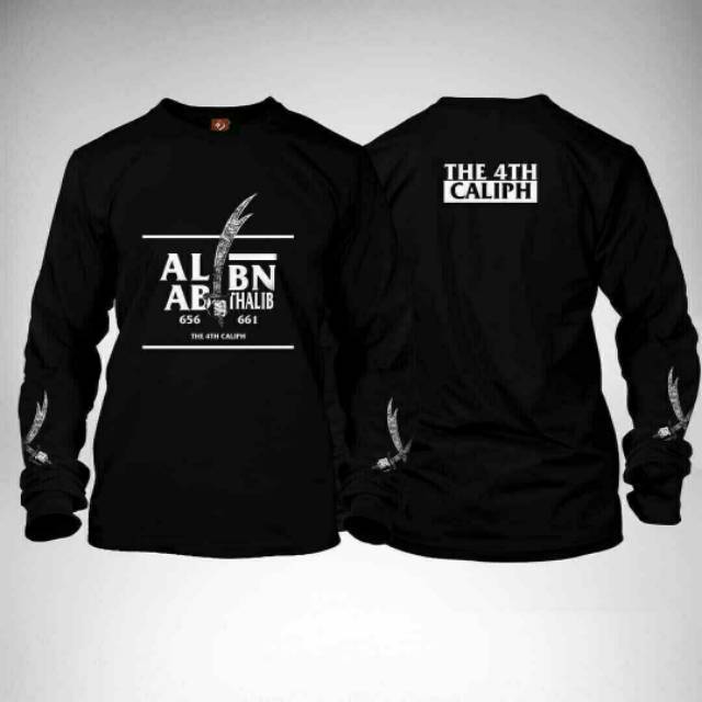 KAOS DAKWAH TANGAN PANJANG KHALIFAH SAHABAT NABI MUHAMMAD SAW