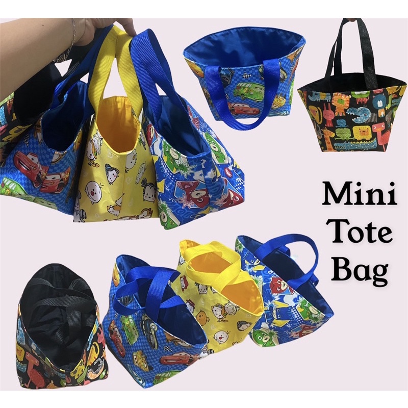 Fawn’G Handmade - Mini Tote Bag / Fabric Basket / Goodie Bag Anak