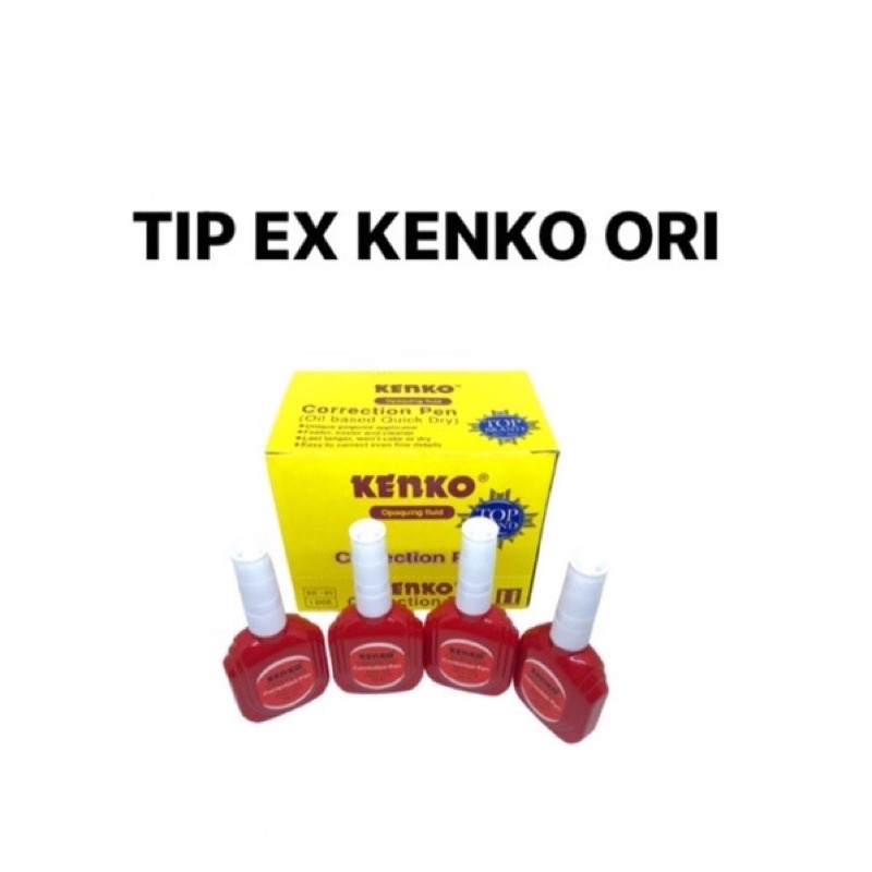 

Tip ex kenko Jamin original perlusin⬇️