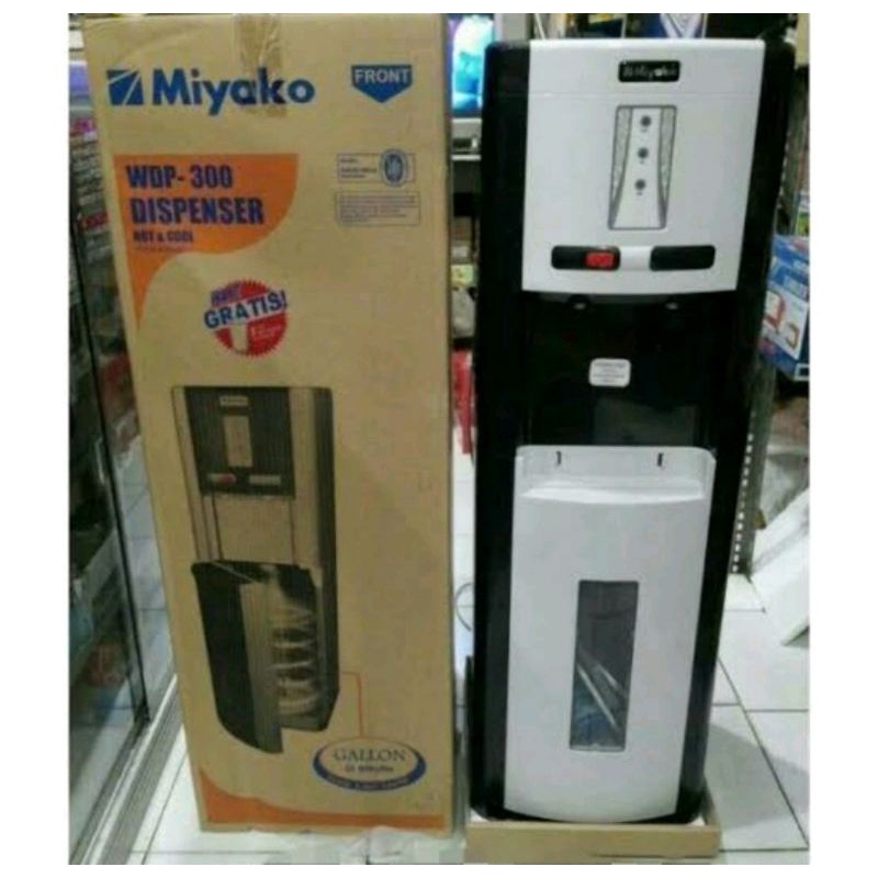 dispenser Miyako hot and cold galon bawah WDP 300