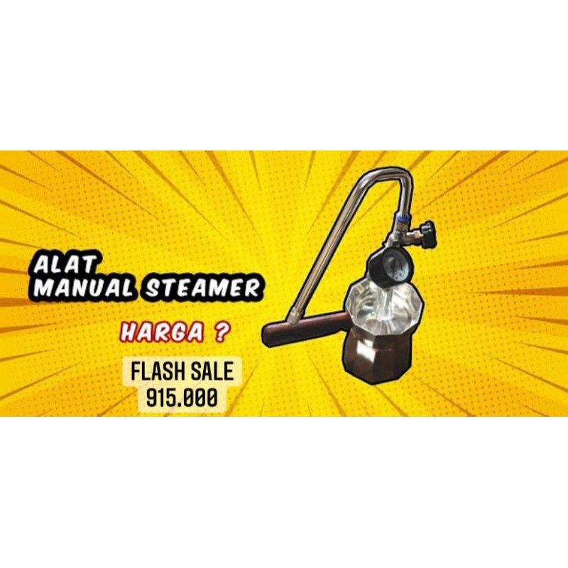 Milk steamer pemanas susu manual, bellman,