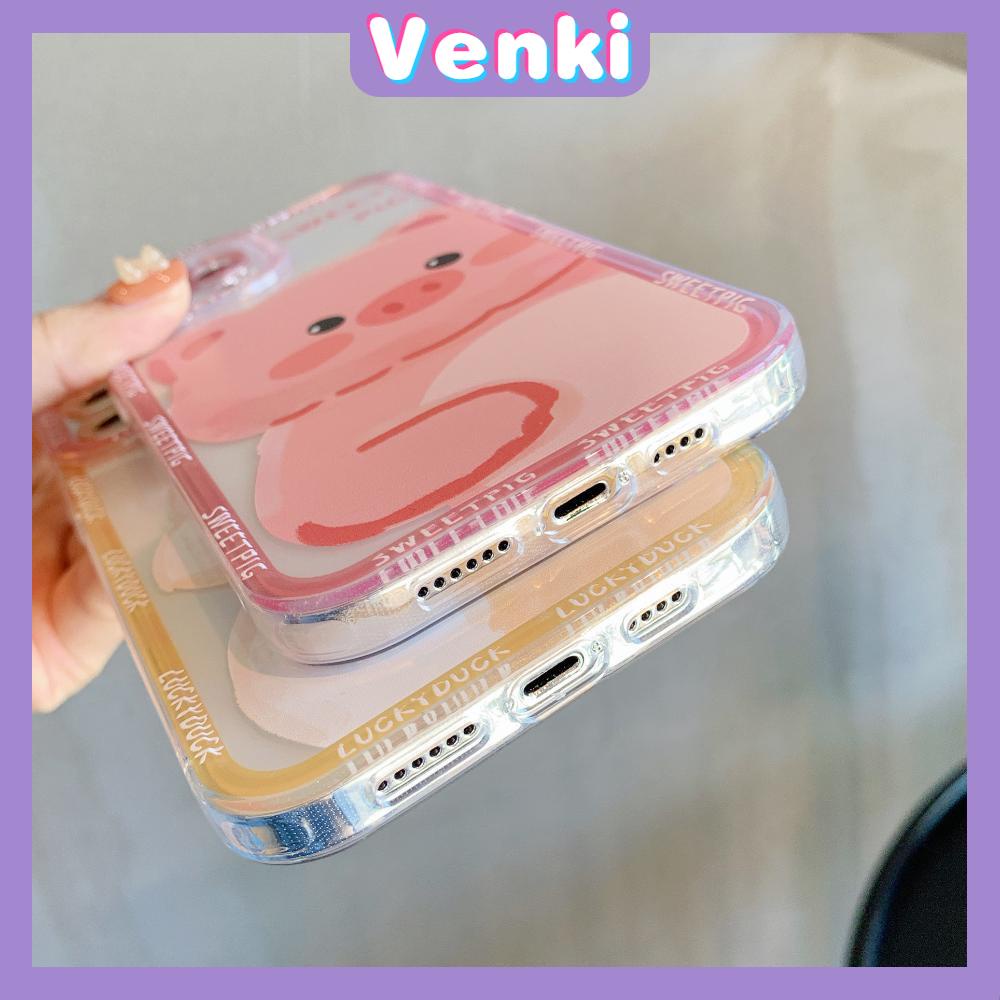 iPhone Case Silicone Soft Case Clear Case Square Edge Angel Eyes Camera Full Coverage Protection Shockproof Pink Yellow Cartoon Cute Style For iPhone 13 Pro Max iPhone 12 Pro Max iPhone 11 Pro Max iPhone 7 Plus iPhone XR XS MAX Max Pro 12 X/XS XR 11 pro