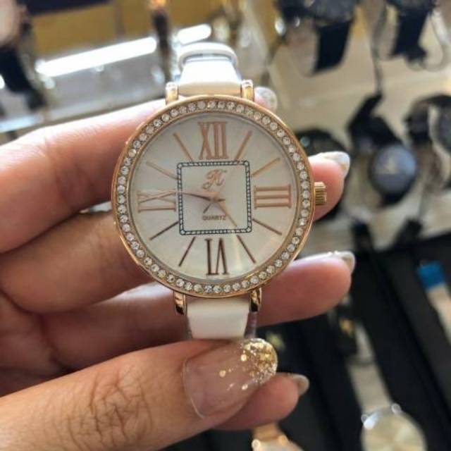 Jam Tangan Wanita JT 8089 original Jims Honey Bahan Kulit Ada sertifikat dan box brand Jimshoney