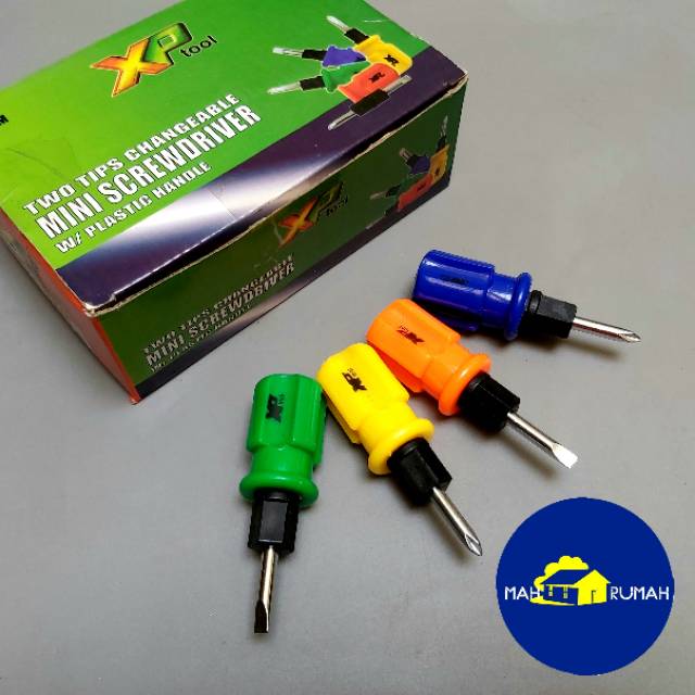 Obeng BB Bolak Balik Cebol Mini 2way +- XP Tool XPTool 11/2&quot;