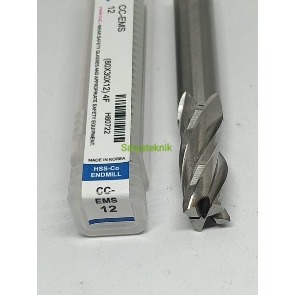 endmill 12mm 4f HSS | endmill HSS 12mm 4 flute OSG | endmill 12 mm HSS