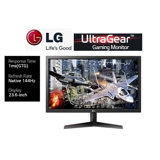 Monitor LED Gaming LG 24GL600F 144hz 1ms DP HDMI Freesync