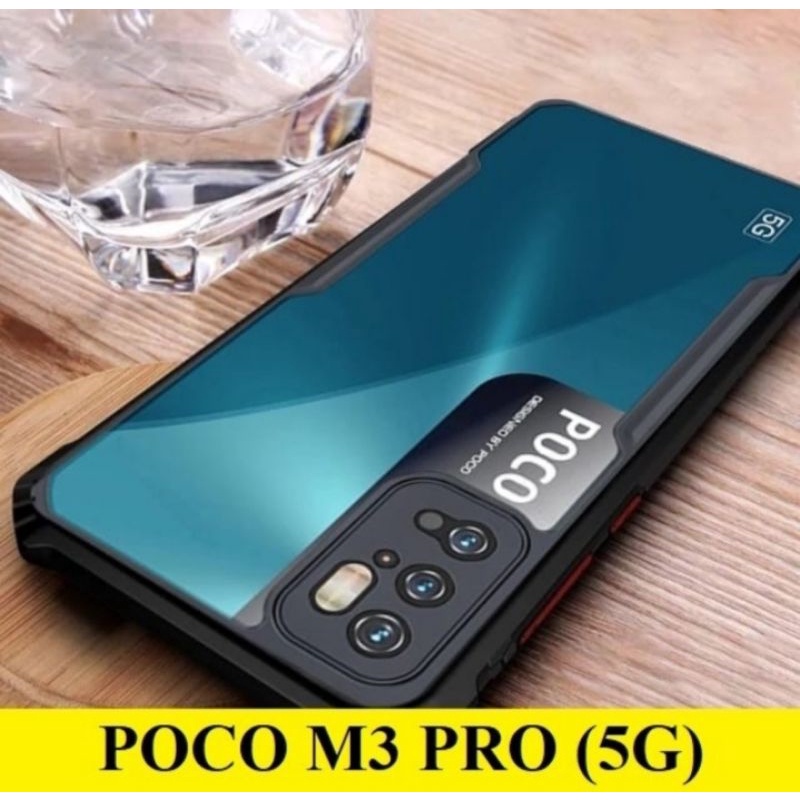 Poco M3 Pro 5G Ipaky XUNDD Hard Soft Case Shockproof Armor Transparan