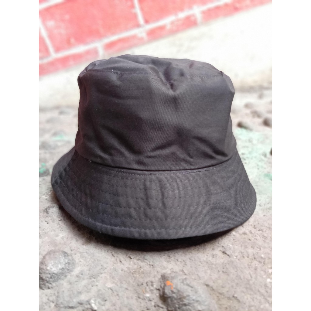 Bucket hat polos/keren/murah/bucket Hat Polos murah AOS