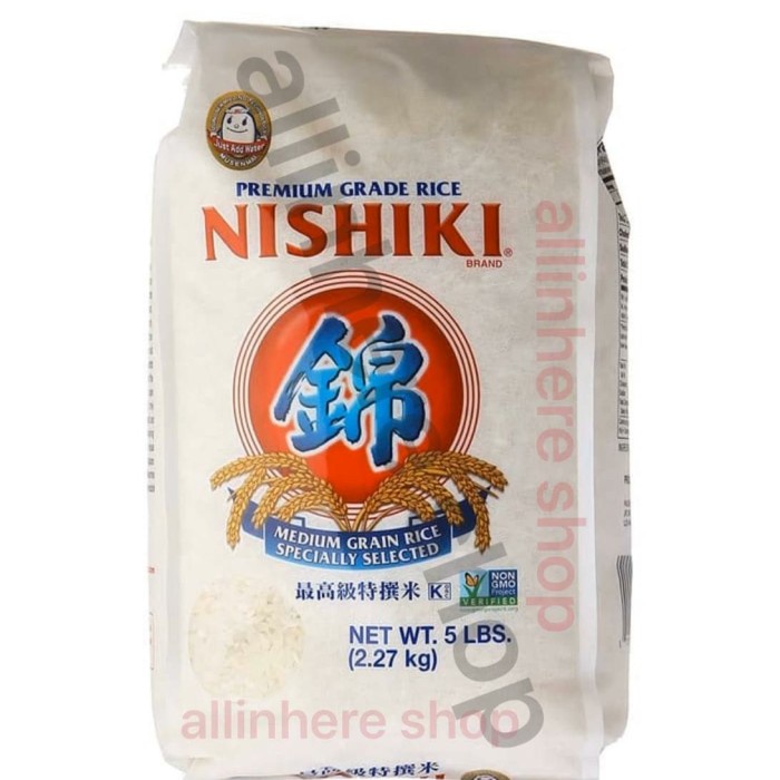 

Ds501Vs Nishiki Premium Grade Rice Beras Jepang Original Sushi Onigiri Sv012Ss