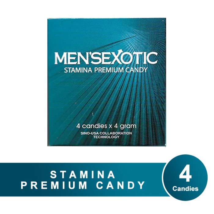 MENSEXOTIC CANDY PERMEN ORIGINAL ISI 4 PCS