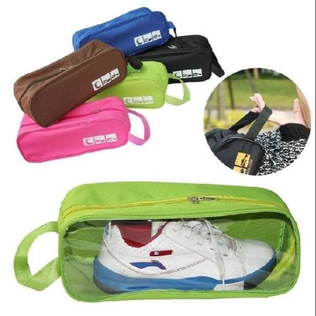 mini bag shoe pouch travel / tas sepatu olahraga praktis murah / good quality