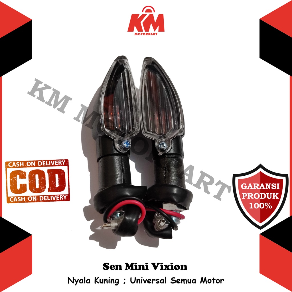 Sen Mini Vixion New Sepasang Lampu Sein