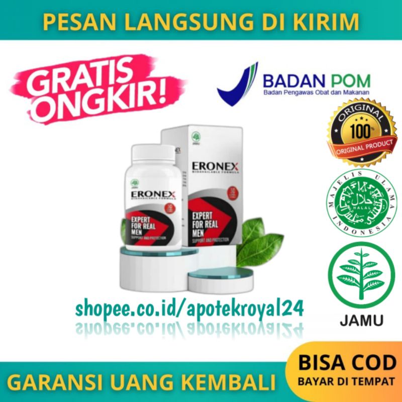 ERONEX ORIGINAL SUPLEMEN STAMINA PRIA AMAN BPOM