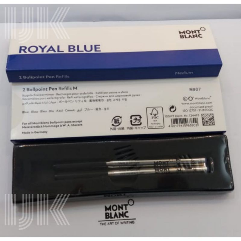 Refills Ballpoint Pen Montblanc Blue (Original)