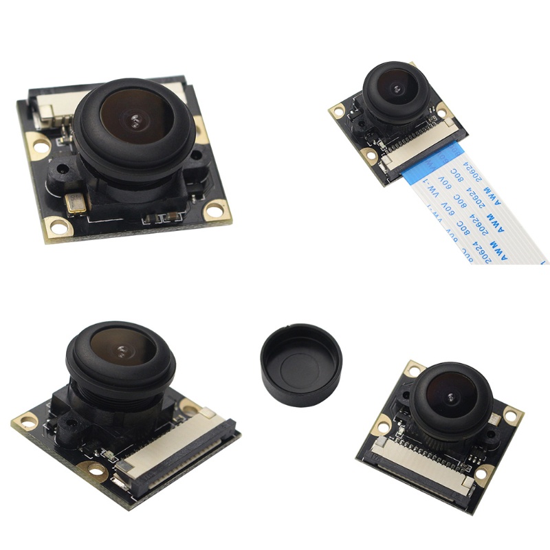 Btsg Untuk Raspberry Pi 4B/3B Kamera Day &amp; Night Vision Camera Adjustable-Fokus Modul 5MP OV5647 Sensor Webcam Video1080