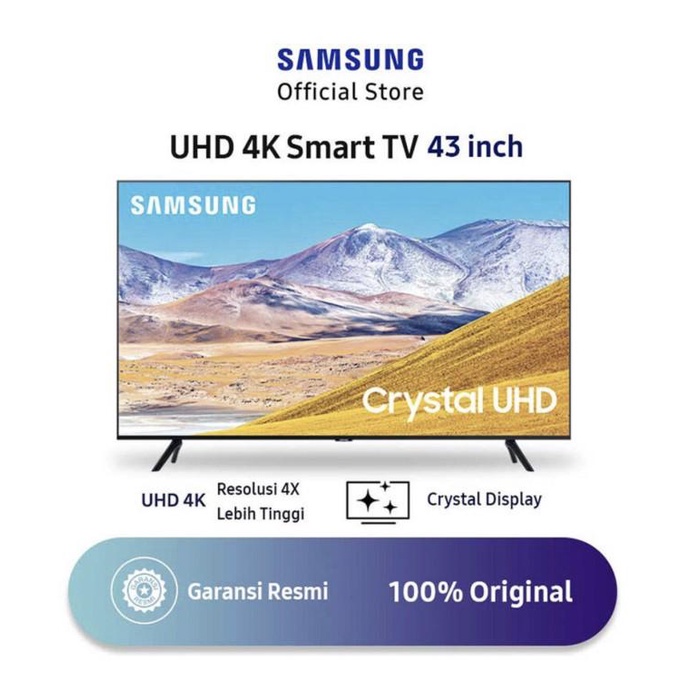 SAMSUNG UHD 4K Smart TV TU8000 43 Inch - UA43TU8000KXXD