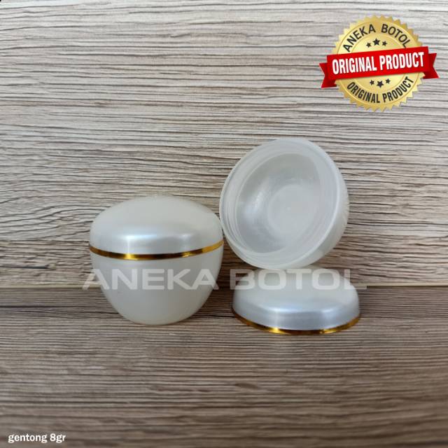 POT CREAM GENTONG 8 GRAM PEARLIS / MUTIARA / POT APEL KOSMETIK MURAH ORIGINAL