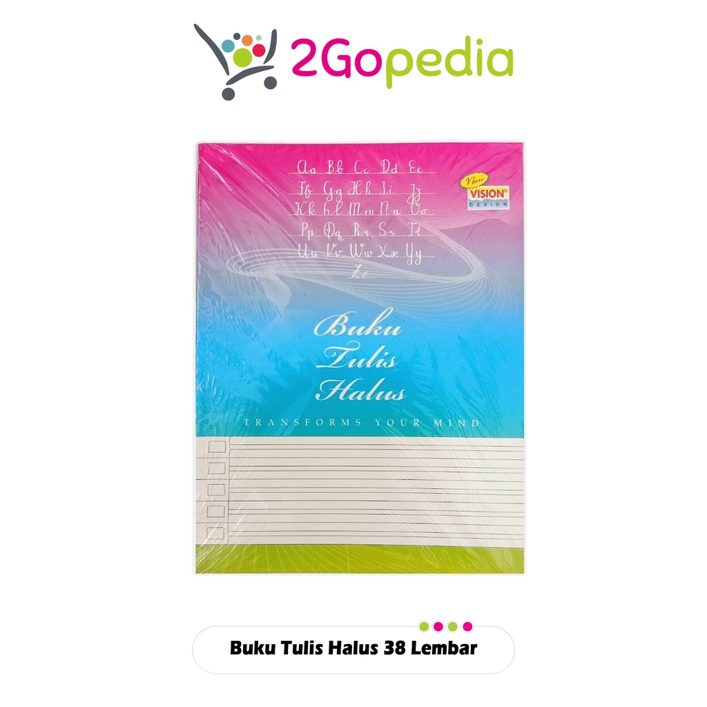 

Grosir Buku Tulis Halus 38 Lembar Vision (1 Pcs)