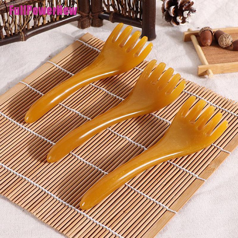 (Full) 1pc Sisir Gua Sha Bahan Resin Untuk Pijat Kulit Kepala