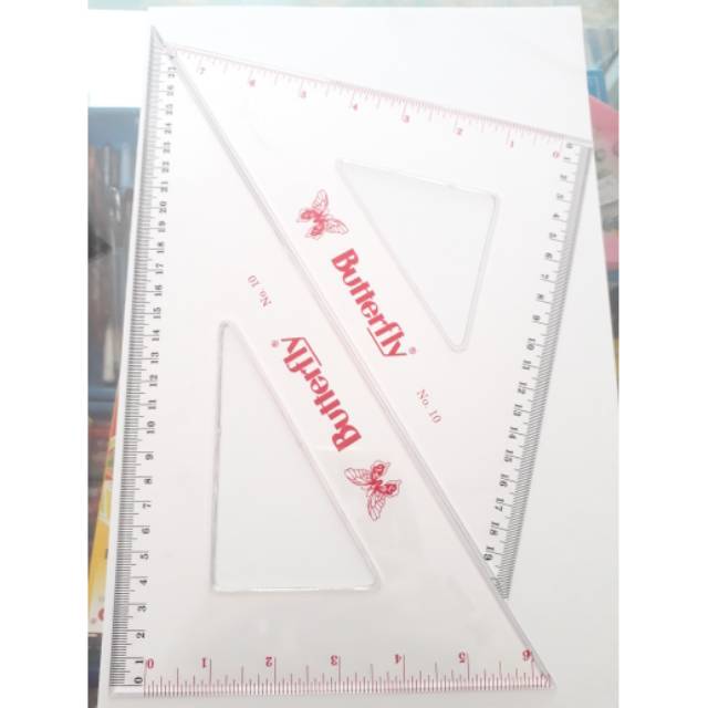 

Penggaris segitiga no.10/penggaris segitiga/triangle ruler no.10/rol segitiga