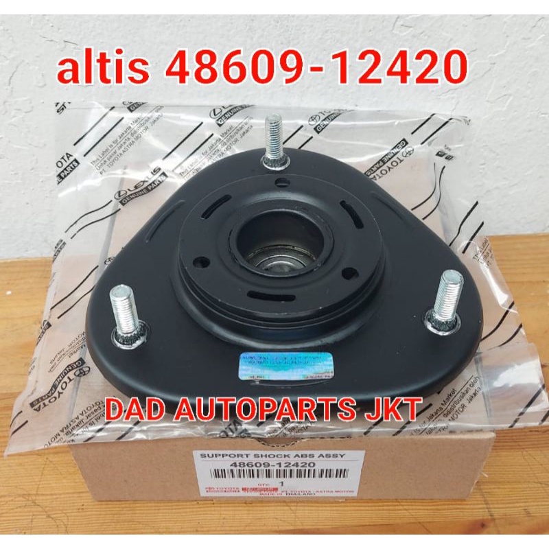 KARET SUPPORT SHOCK ABSORBER DEPAN COROLLA ALTIS 48609-12420 2001 2002 2003 2004 2005 2006