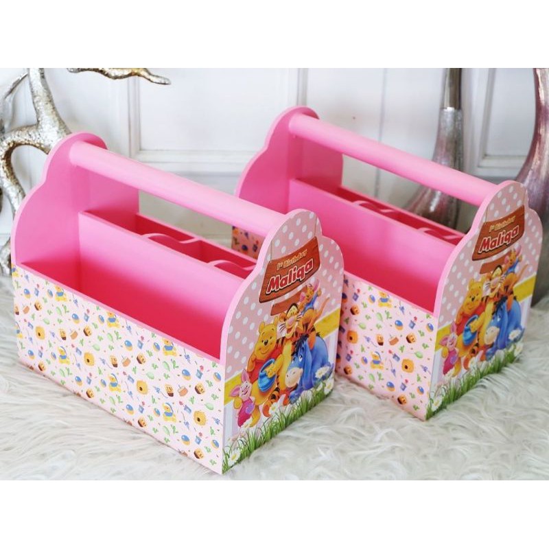 

Souvenir Ulang Tahun/Aqiqahan/Tasyukuran/Baby One Month/Natal/box/wooden stationary/kotak pensil ATK