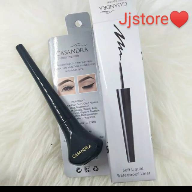 Eyeliner Liquid LIQUID Casandra water proff sampai 24jam