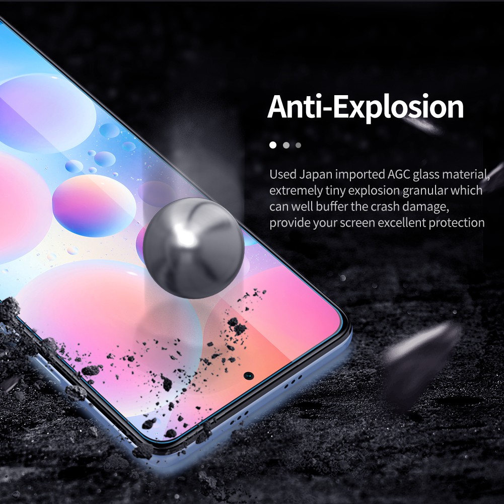 Tempered Glass XIAOMI Redmi K40 / K40 Pro + Nillkin Amazing H+ Pro