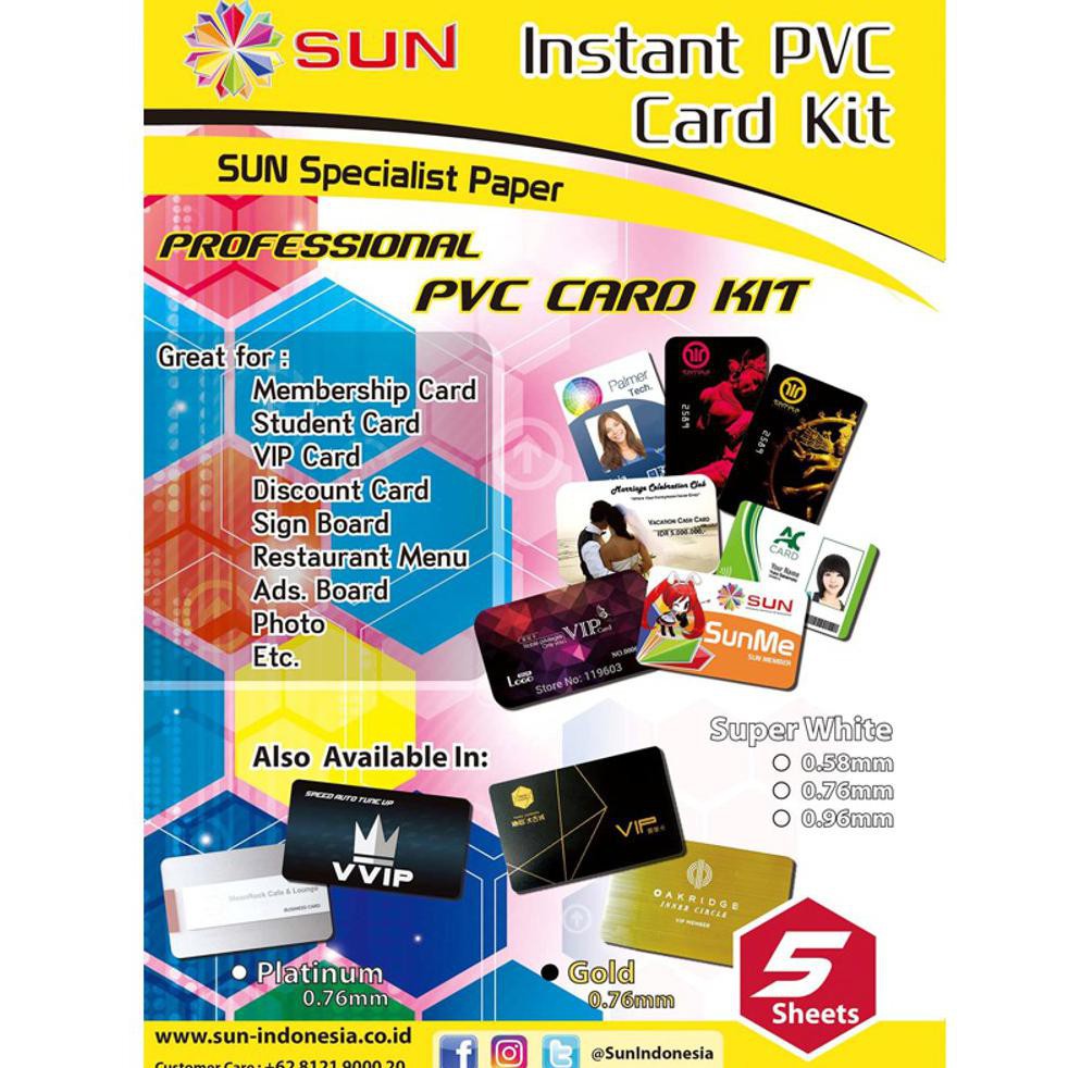 

SUN Kertas PVC ID Card Gold 0.76