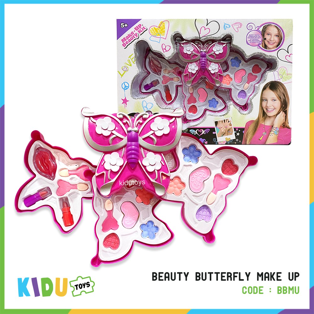 Mainan Edukasi Anak Make Up / Kecantikan Beauty Butterfly Make Up Kidu Toys