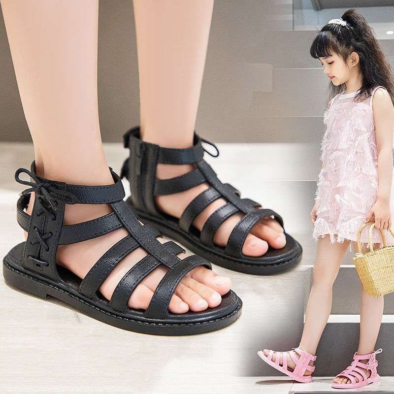 Medan Termurah KD009 Size 26-35 Sendal anak perempuan Sandal tali import