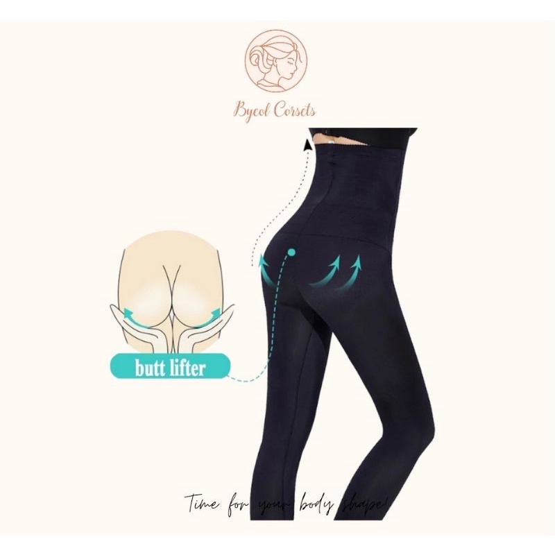 Byeol Corsets Nam Korset Celana Leg Shaper Contouring Pants Panjang Celana Melahirkan Premium Pembentuk Bokong Pengecil Perut