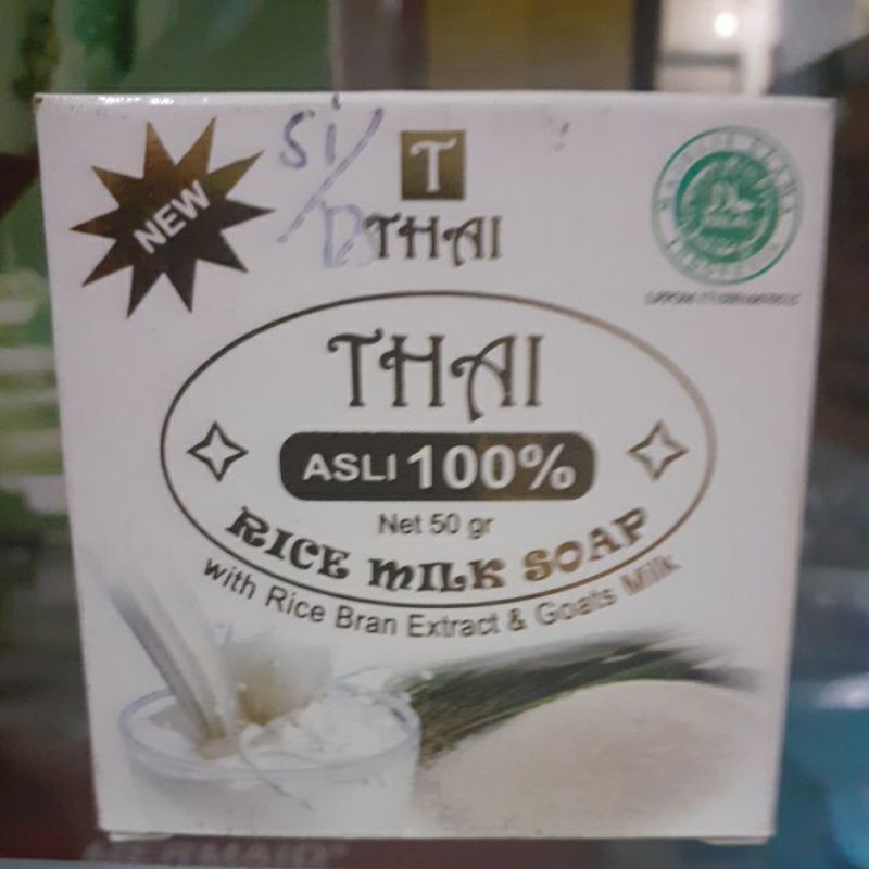 SABUN CUCI MUKA THAI RICE MILK SOAP 50gr