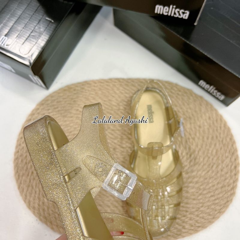 Sepatu Melissa possesion gold/sepatu jelly melissa/melissa gold/sepatu sandal melissa