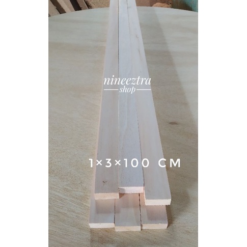 Kayu reng mahoni 1×3×100 cm kayu stick kaso mahoni
