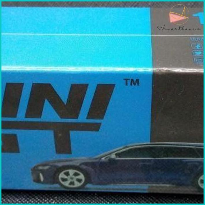 Ac - Minigt 1:64 Audi Rs 6 Avant Navarra Blue Metallic