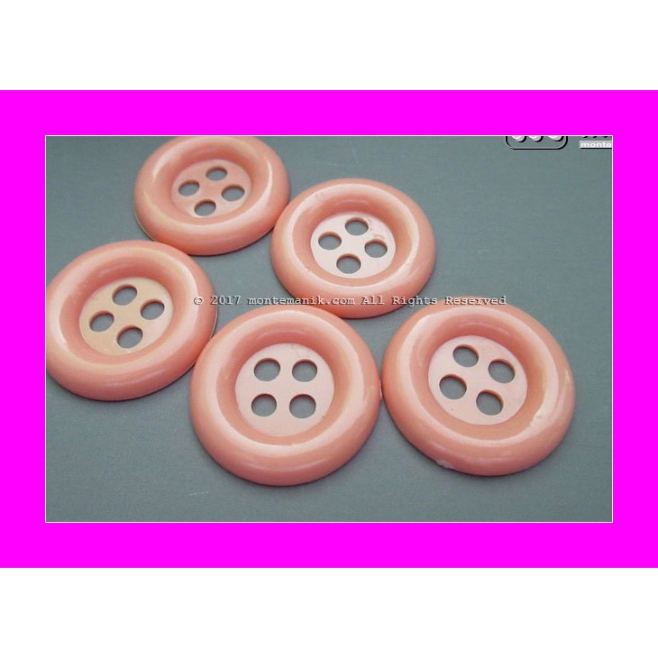 

Kancing Plastik Peach 2,5 CM (KPK-05) WPC Craft