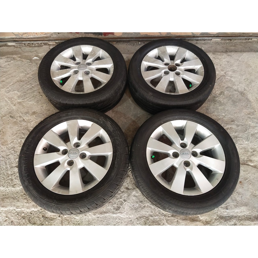 Velg Dan Ban Mobil Bekas Copotan Oem Kia Ring 15 Pcd 4x100