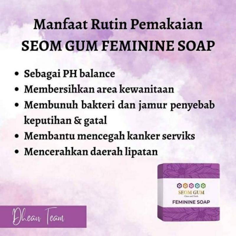 SEOM GUM FEMININE SOAP/Sabun khusus kewanitaan