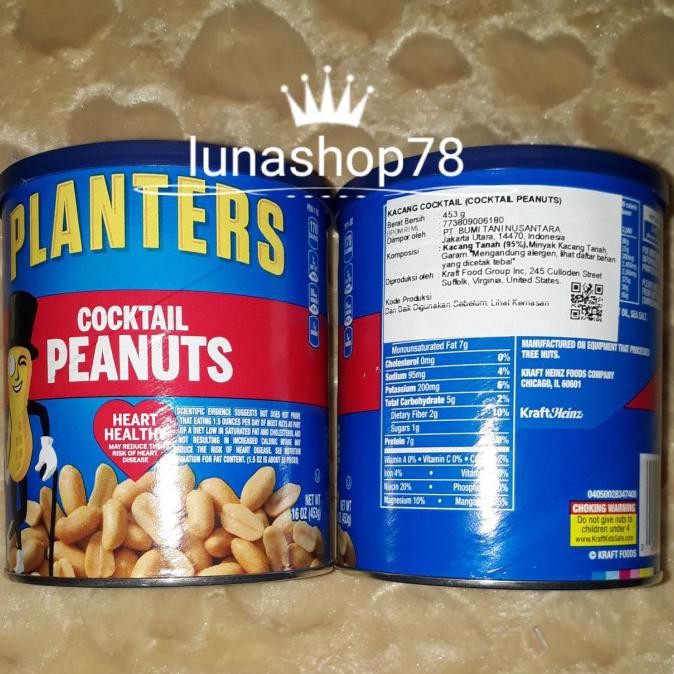 

Buruan Beli] Kacang Koktail Planters Cocktail Peanuts 453G