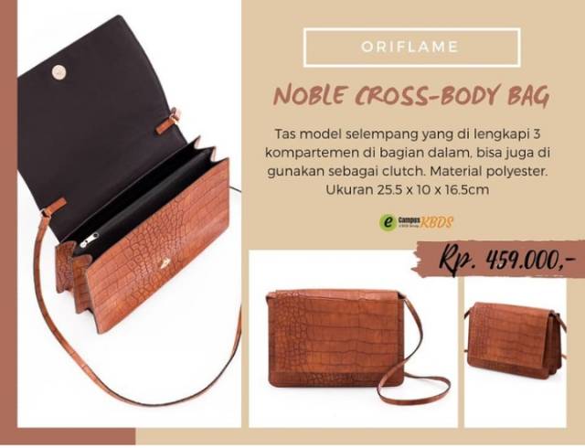 noble crossbody bag oriflame