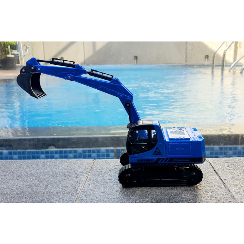 Miniatur Alat Berat Excavator Diecast  KDW Kaidiwei