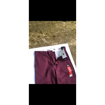 Dickies 874 maroon size 33