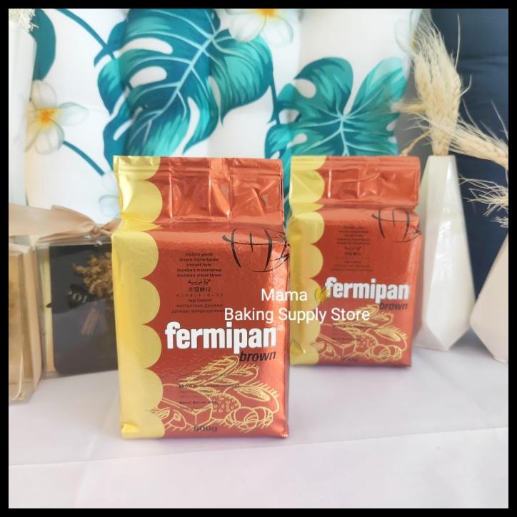 

TERBARUU!! Ragi Yeast Ragi Kering Fermipan Brown 500 gr PROMO