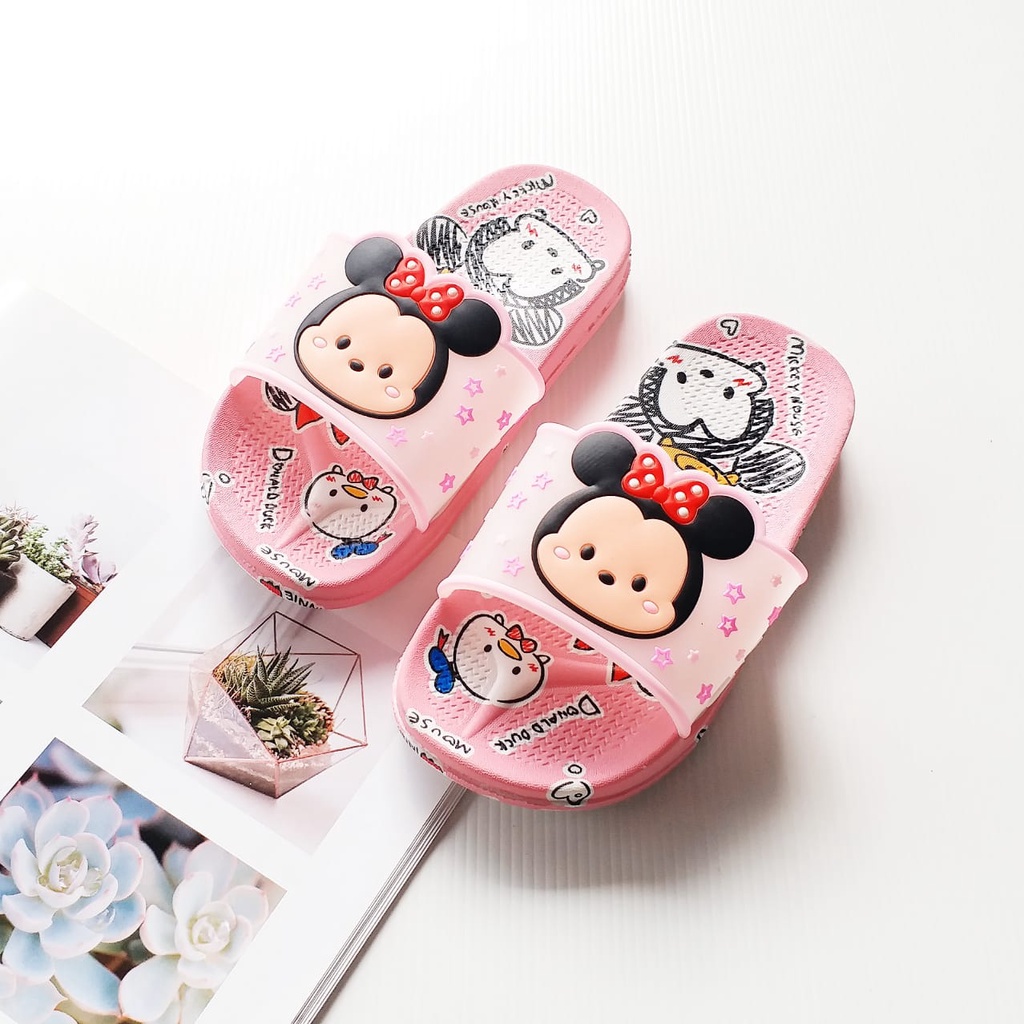 HappyOliver BABYTSUM anak Sandal slop anak laki perempuan cewek import