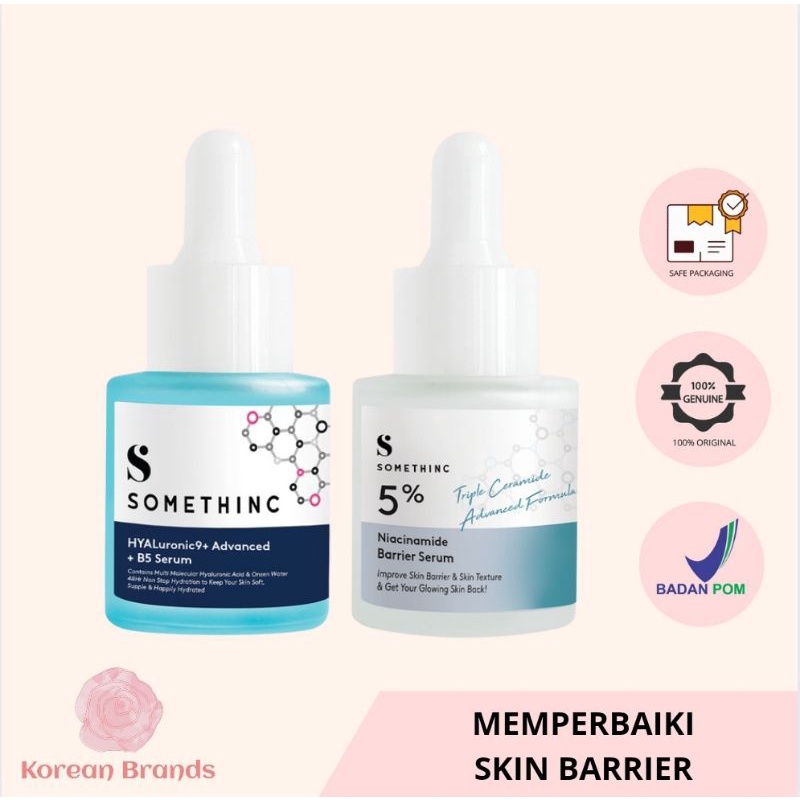 SOMETHINC Repair Your Skinbarrier Bundle (5% Niacinamide Barrier + Hyaluronic9+ Advanced + B5 Serum)