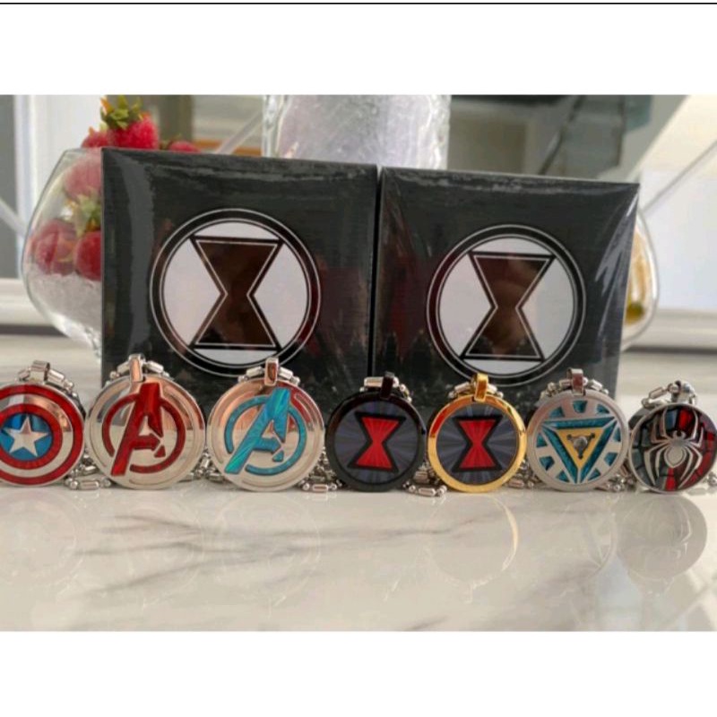 Kalung Lsm Reborn, Pendant X, Aura Black Gold, Marvel Avengers