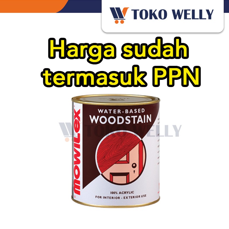 Mowilex Woodstain Water-Based / Cat Kayu / Kg