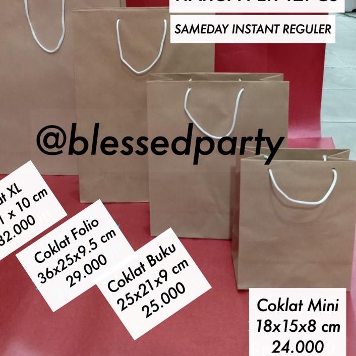

Terbaru - ISI 12PCS PAPERBAG COKLAT PAPERBAG HAMPERS