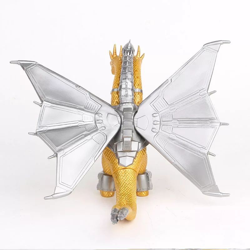 Figure Godzilla Monster Mecha Ghidorah - Mainan Figure hiasan topper monster Ghidorah